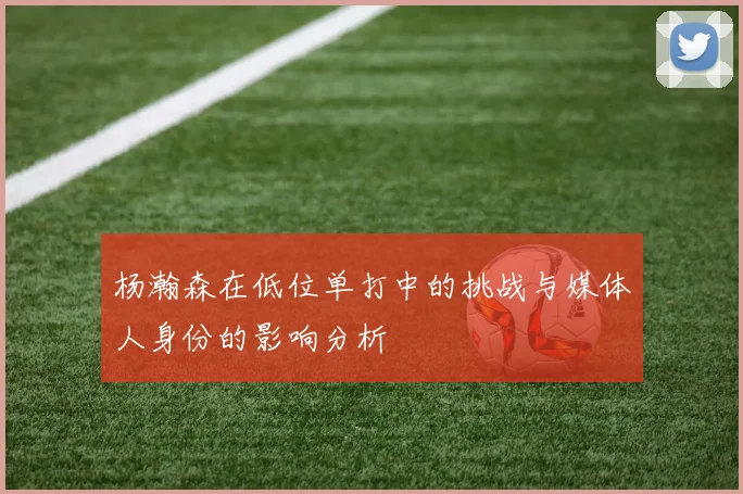 杨瀚森在低位单打中的挑战与媒体人身份的影响分析