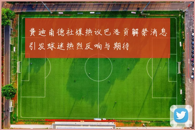 费迪南德社媒热议巴洛贡解禁消息引发球迷热烈反响与期待